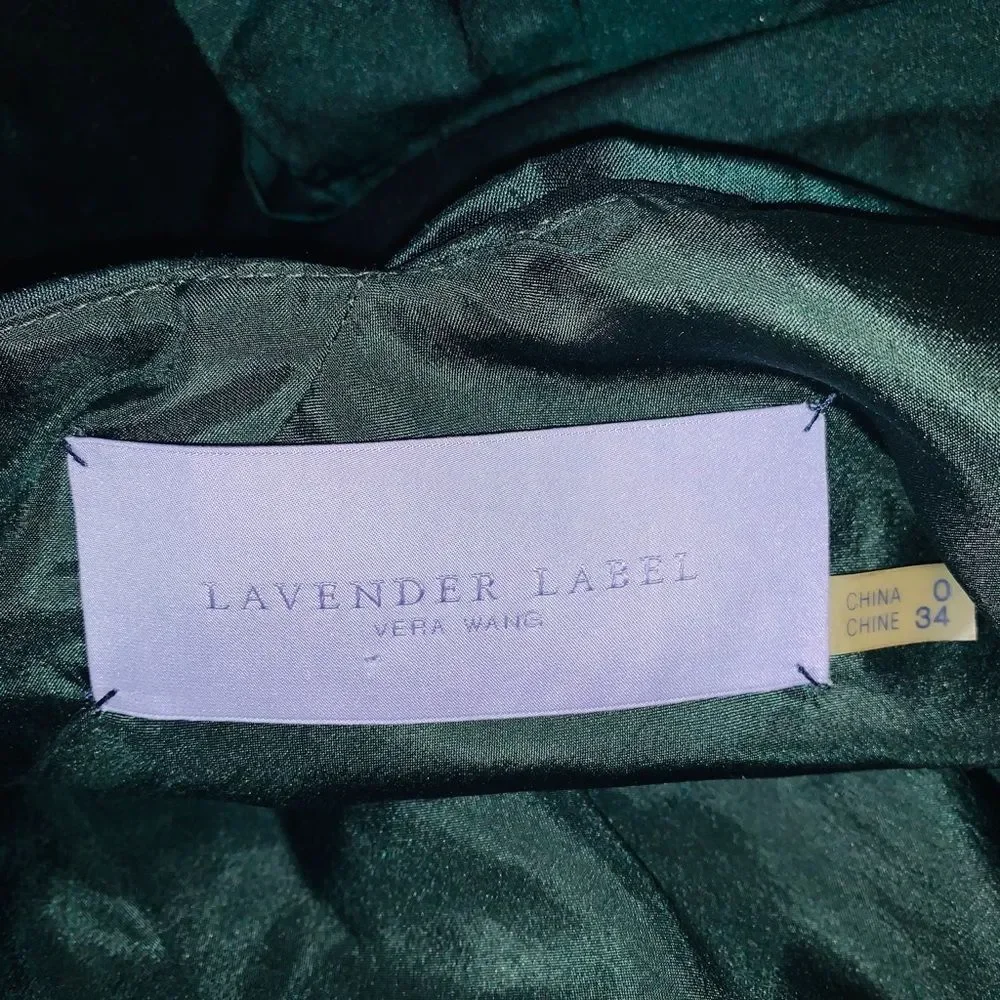 Vera Wang Lavender Label Green Dress